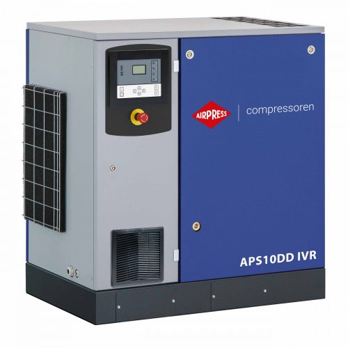 Csavarkompresszor APS10D Direct IVR 12.5 bar 10 hp 1125 l/min 500 l, AIRPRESS