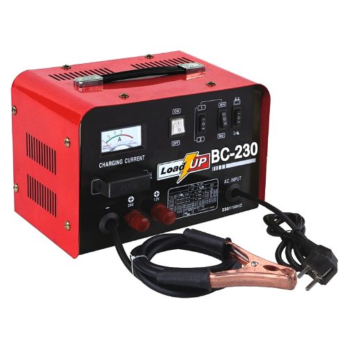 Akkumulátortöltő BC 230 12/24V bikázó funkcióval, AIRPRESS