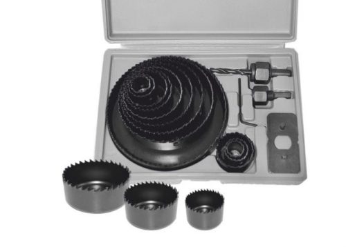 AWTOOLS körkivágó szett 19 - 127 mm, 16 db