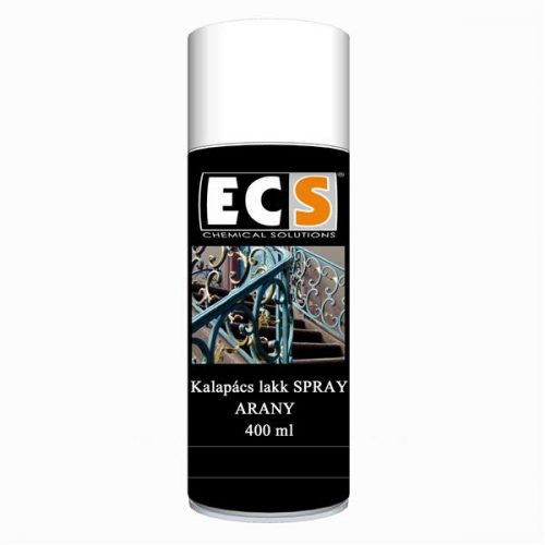 KALAPÁCS LAKK SPRAY, ARANY, 400 ML, ECS