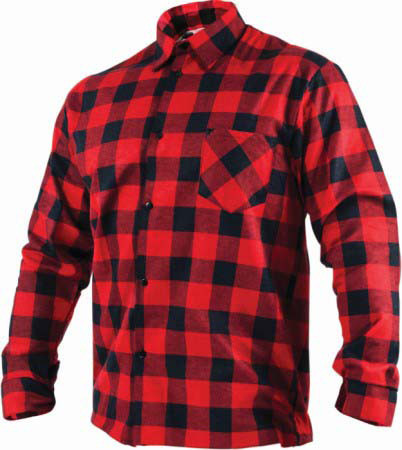 Flanel ing XXL piros STALCO