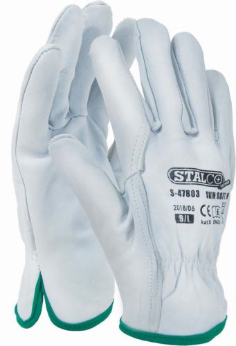 Bőrkesztyű, 8, S-SKIN SOFT H, STALCO PREMIUM