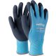 Munkavédelmi kesztyű, nylon, vízálló, 8-as méret, AQUA FOAM, STALCO PERFECT POWERMAX